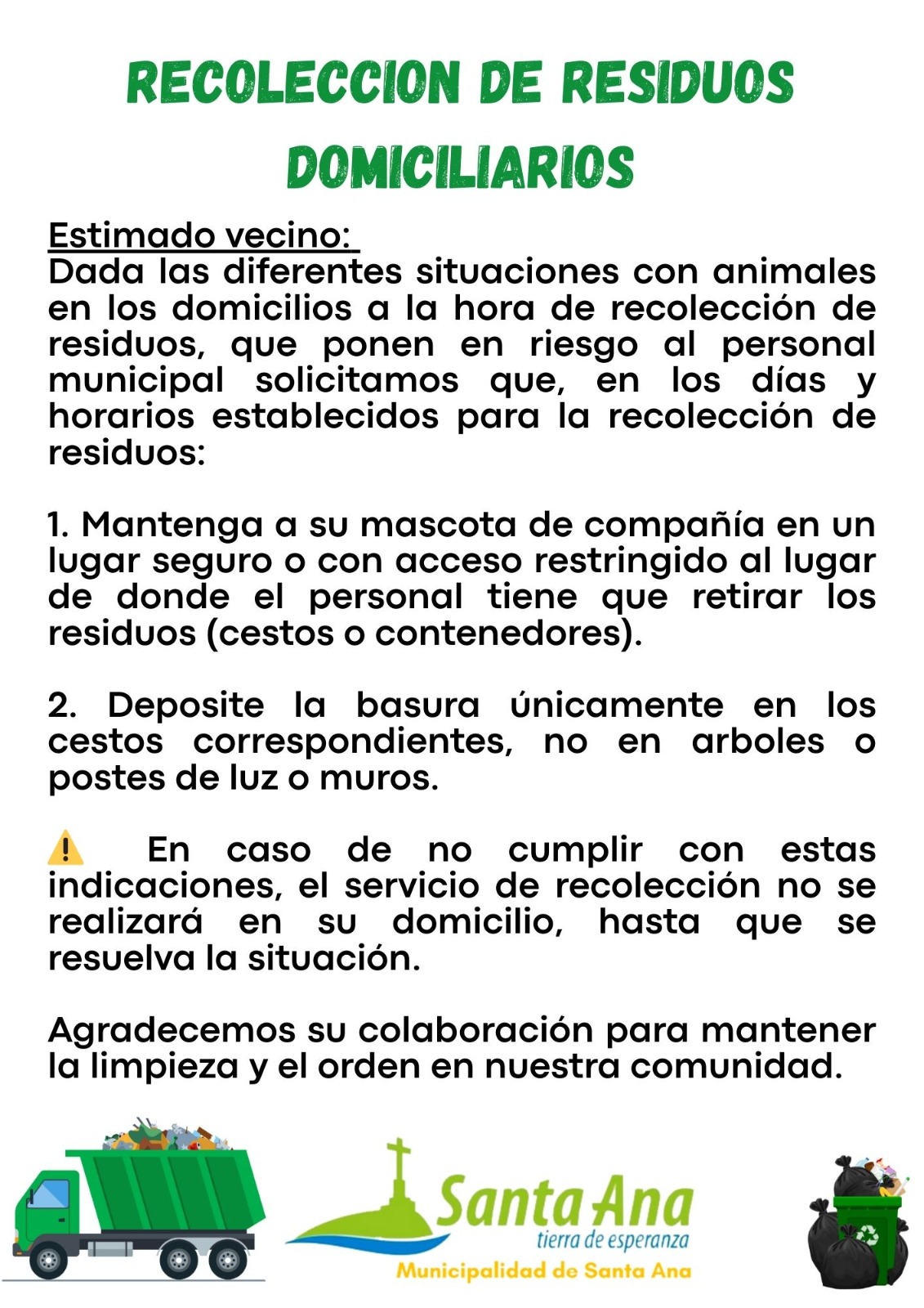 Recolección de residuos domiciliarios